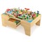 Natural Wood and MDF Train Set Table with Reversible Top and Storage Drawer
